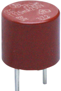 Micro fuse 8.5 x 8 mm, 1.25 A, T, 250 V (AC), 35 A breaking capacity, 37211250431