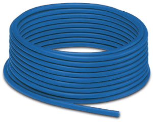 PVC ethernet cable, Cat 5, 4-wire, 0.14 mm², AWG 26, blue, 1401819