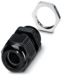 Cable gland, M16, 19 mm, Clamping range 5 to 10 mm, black, 2700145