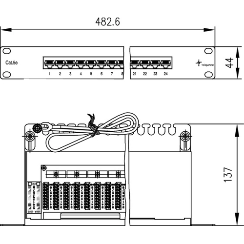 100007023 Telegärtner Connectin Modules, Patch Distributors Image 2
