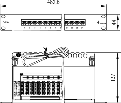 100007023 Telegärtner Connectin Modules, Patch Distributors Image 2