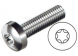 Pan head screw, TX, M3, Ø 6 mm, 6 mm, Galvanized steel, DIN 7985