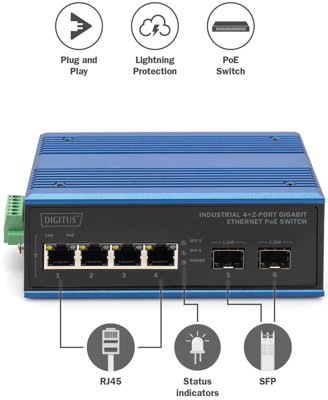 DN-651149 DIGITUS Industrial ethernet switches Image 4