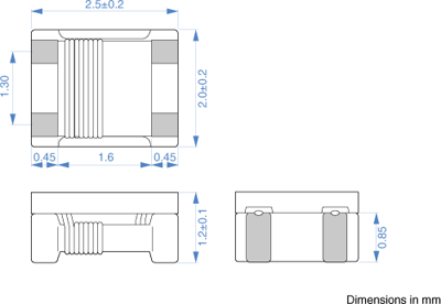 ACM2520-451-2P-T002 TDK Interference suppression filter Image 2