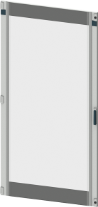 SIVACON S4, Giugiaro glass door, IP55, H: 2000 mm,W: 1000 mm