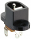 DC panel-mount switched socket, 6.5 mm, 2,35 mm
