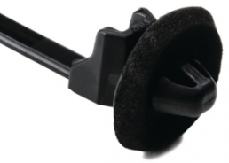 Cable tie with spreader foot, polyamide, (L x W) 158.8 x 4.6 mm, bundle-Ø 1.5 to 30 mm, black, -40 to 105 °C