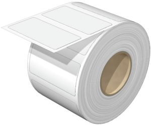 Polyester Device marker, (L x W) 60 x 30 mm, white, Roll with 450 pcs