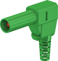 4 mm plug, solder connection, 2.5 mm², CAT II, green, 22.2667-25