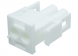 Plug housing, 2 pole, pitch 6.35 mm, straight, natural, 350777-4