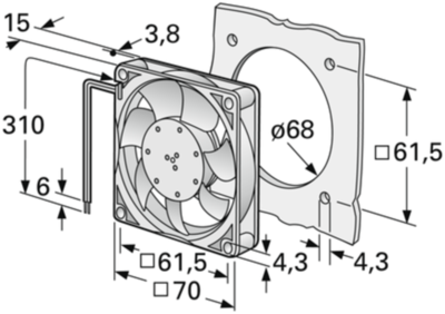 714 F ebm-papst Axial Fans Image 2