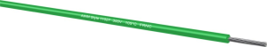 MPPE-switching strand, halogen free, UL-Style 11027, 0.22 mm², AWG 24/7, green, outer Ø 1.05 mm