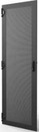 Varistar CP Steel Door, Perforated With 1-PointLocking, RAL 7021, 52 U, 2450H, 800W