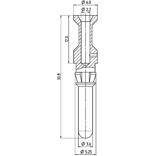 61 1312 139 binder Crimp Contacts Image 2