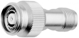Coaxial adapter, 50 Ω, R TNC plug to TNC socket, straight, 100023838