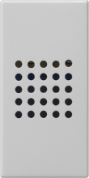 DELTA M-System buzzer 230 V 50/60 Hz, 80 dB (A) volume adjustable, titanium w...