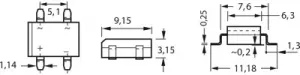 B40C800SD Diotec Bridge Rectifiers