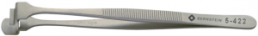Wafer tweezers, uninsulated, antimagnetic, stainless steel, 130 mm, 5-422