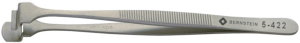 Wafer tweezers, uninsulated, antimagnetic, stainless steel, 130 mm, 5-422