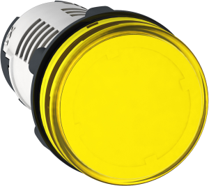 Signal light, waistband round, yellow, mounting Ø 22 mm, XB7EV05GP