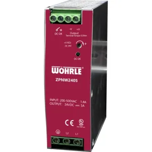 ZPNW2405 WÖHRLE DIN Rail Power Supplies