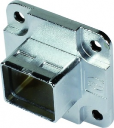 Bulkhead housing with seal, black, for RJ45 connector, 09455950030