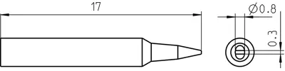 RTP 008 S Weller Soldering tips, desoldering tips and hot air nozzles Image 2