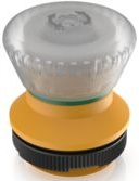 Emergency stop, rotary release, mounting Ø  22.3 mm, illuminated, 1.30.273.312/2200
