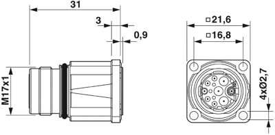 1607654 Phoenix Contact Other Circular Connectors Image 2