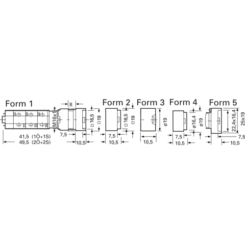 1.15.108.981/0000 RAFI Pushbutton Switches Image 3