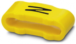 PVC marking sleeve, imprint "N", (L x W) 11.3 x 4.3 mm, yellow, 0826611:N