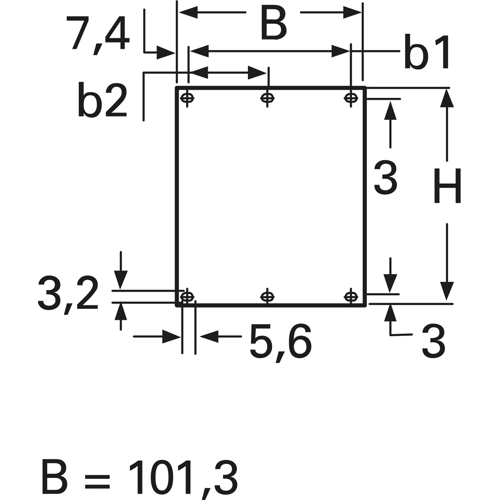 TFP 6 20 Fischer Elektronik Accessories for Enclosures Image 2