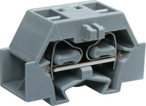 4-wire terminal, spring-clamp connection, 0.08-2.5 mm², 1 pole, 24 A, 6 kV, gray, 261-331