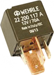 Automotive relays 1 Form A (N/O), 24 V (DC), 30 A, plug-in connection, 22 400 117A
