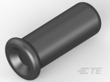 3 mm Socket, Solder connection, 1.31-2.08 mm², black, 2-5050871-3