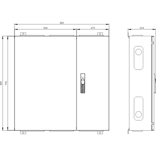 8GK1132-3KA32 Siemens Switch Cabinets, server cabinets Image 2