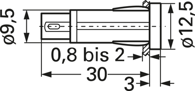 1.69.507.105/1301 RAFI Signal Lamps, Indicators, Arrays Image 2