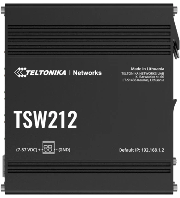 TSW212000001 TELTONIKA NETWORKS UAB Industrial ethernet switches Image 1