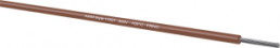 MPPE-switching strand, halogen free, UL-Style 11027, 0.14 mm², AWG 26/7, brown, outer Ø 0.95 mm
