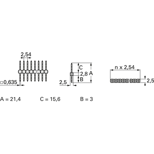 SL 11 214 20 G Fischer Elektronik PCB Connection Systems Image 2
