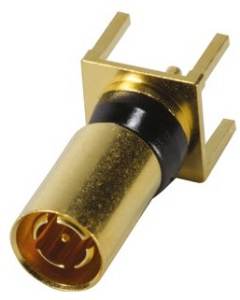 Receptacle, PCB connection, noble metal, 09030006182