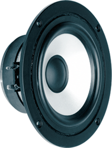 High-end midrange speaker, 8 Ω, 90 dB, 8 kHz, black