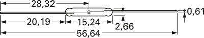 MLRR-3-17-23 Littelfuse Proximity Switches, Reed switches Image 2