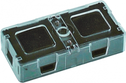 Short-stroke pushbutton, 1 Form A (N/O) + 1 Form B (N/C), 4 A/250 VAC, illuminated, actuator (black), 9 N, THT