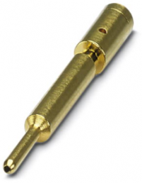 Pin contact, 1.0-1.5 mm², crimp connection, nickel-plated/gold-plated, 1623613