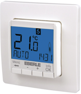 Room temperature controller, 230 VAC, 5 to 30 °C, white, 527810355100