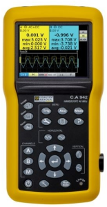 2-channel Hand-held oscilloscope C.A 942, 40 MHz, 2 GSa/s, LED