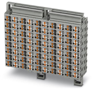 Shunting honeycomb, push-in connection, 0.14-2.5 mm², 80 pole, 17.5 A, 6 kV, gray, 3270329
