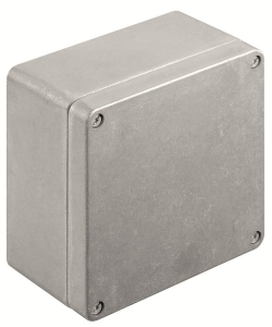 Aluminum enclosure, (L x W x H) 81 x 120 x 122 mm, gray (RAL 7001), IP67, 1939640000