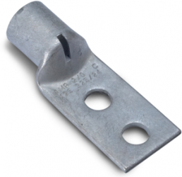 Uninsulated rectangular contact tab with hole, 177 mm², 14.27 mm, M12